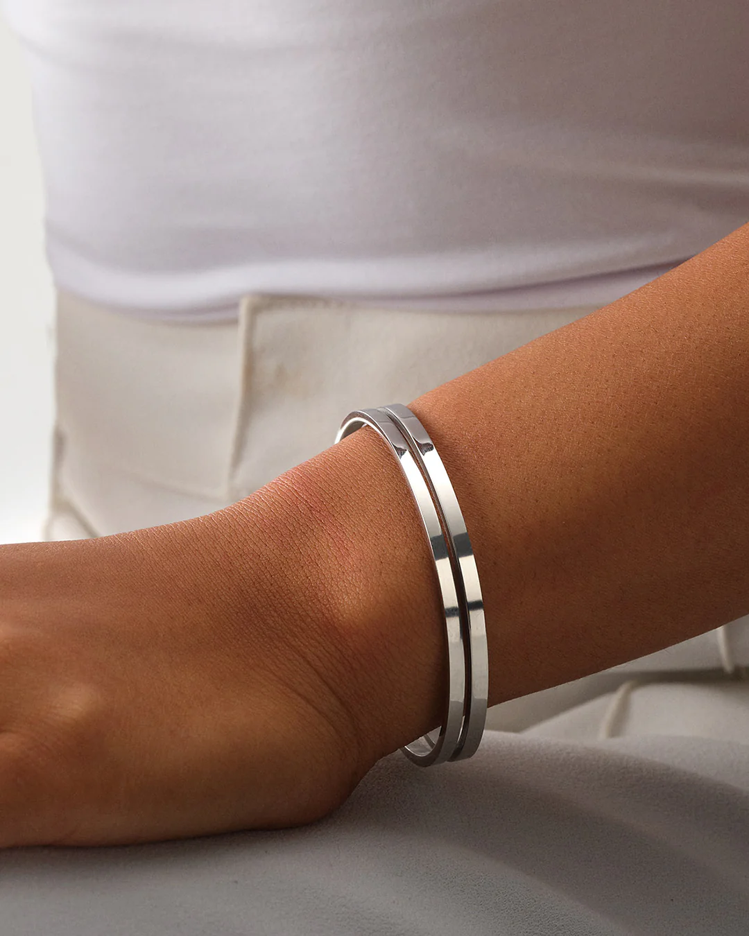 Dual Bangle Polished - Image 5