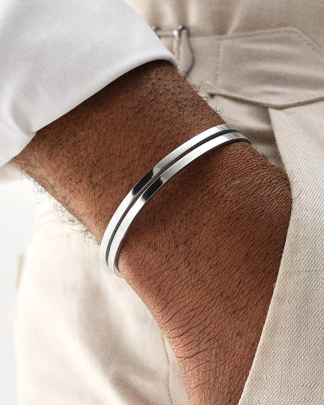 Dual Bangle Polished - Image 7