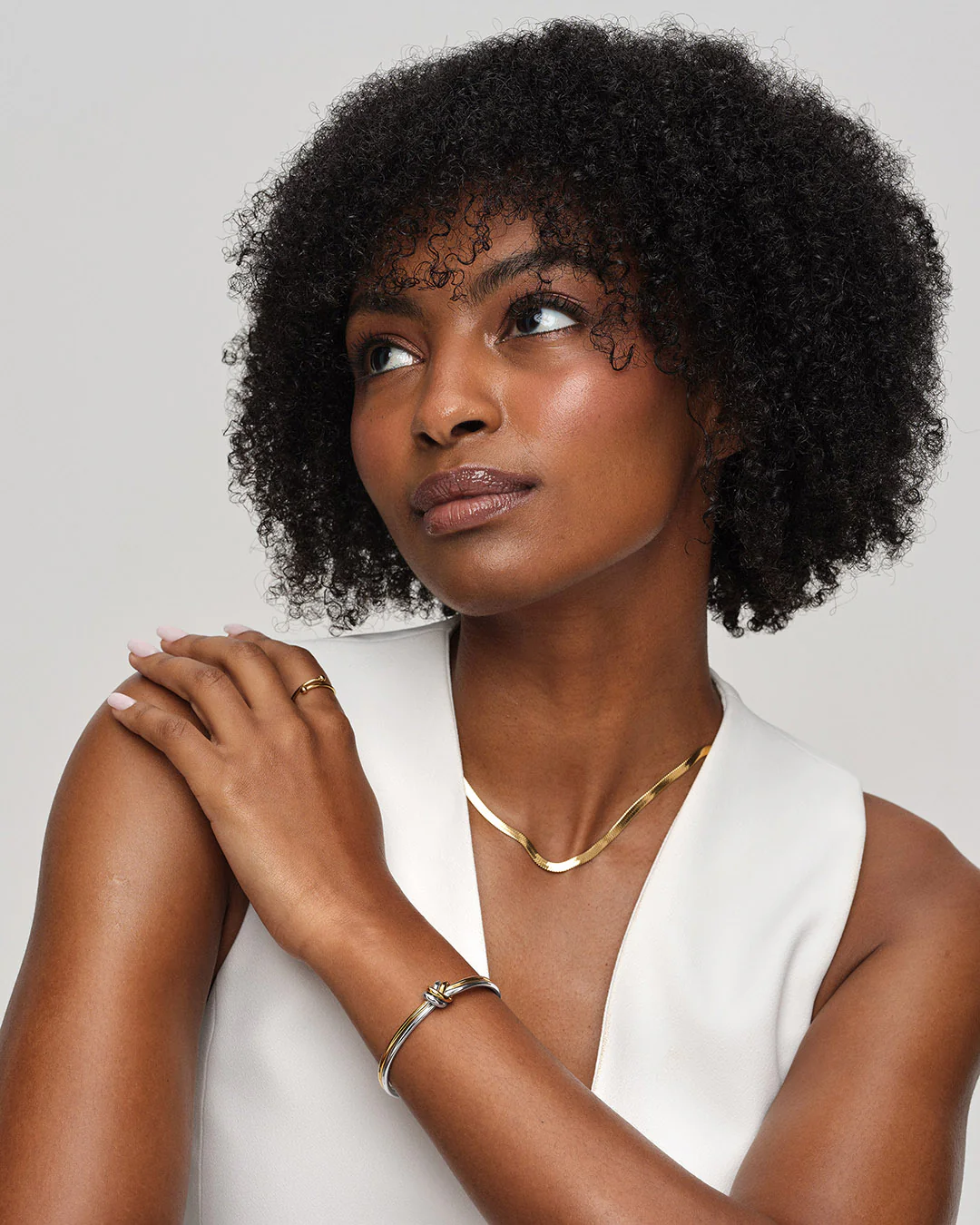 Dual Knot Bangle Polished - Image 4