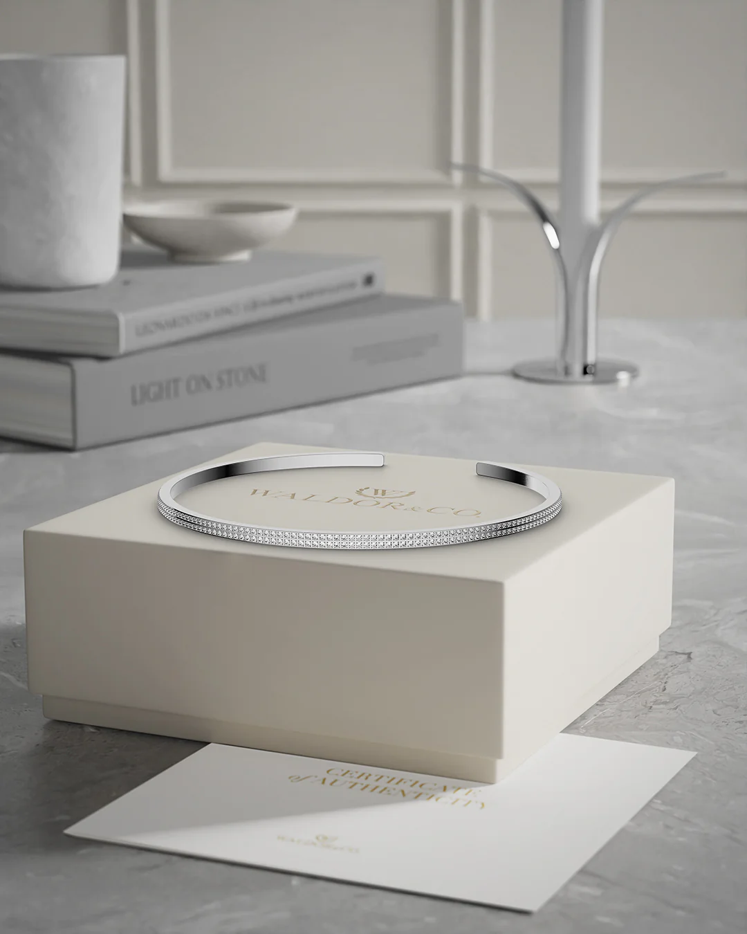 Pavè Bangle Polished - Image 3