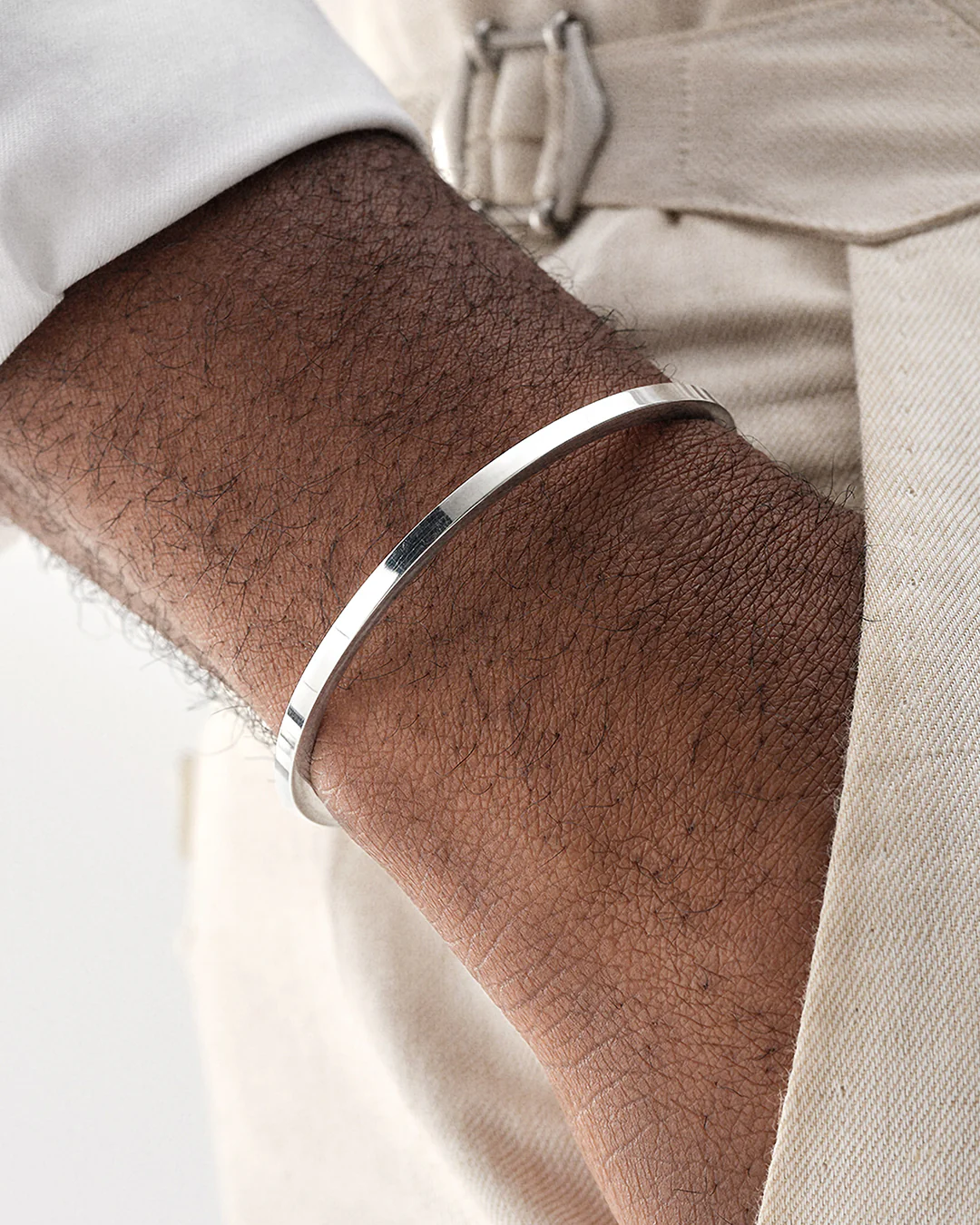 Square Bangle Polished - Image 8