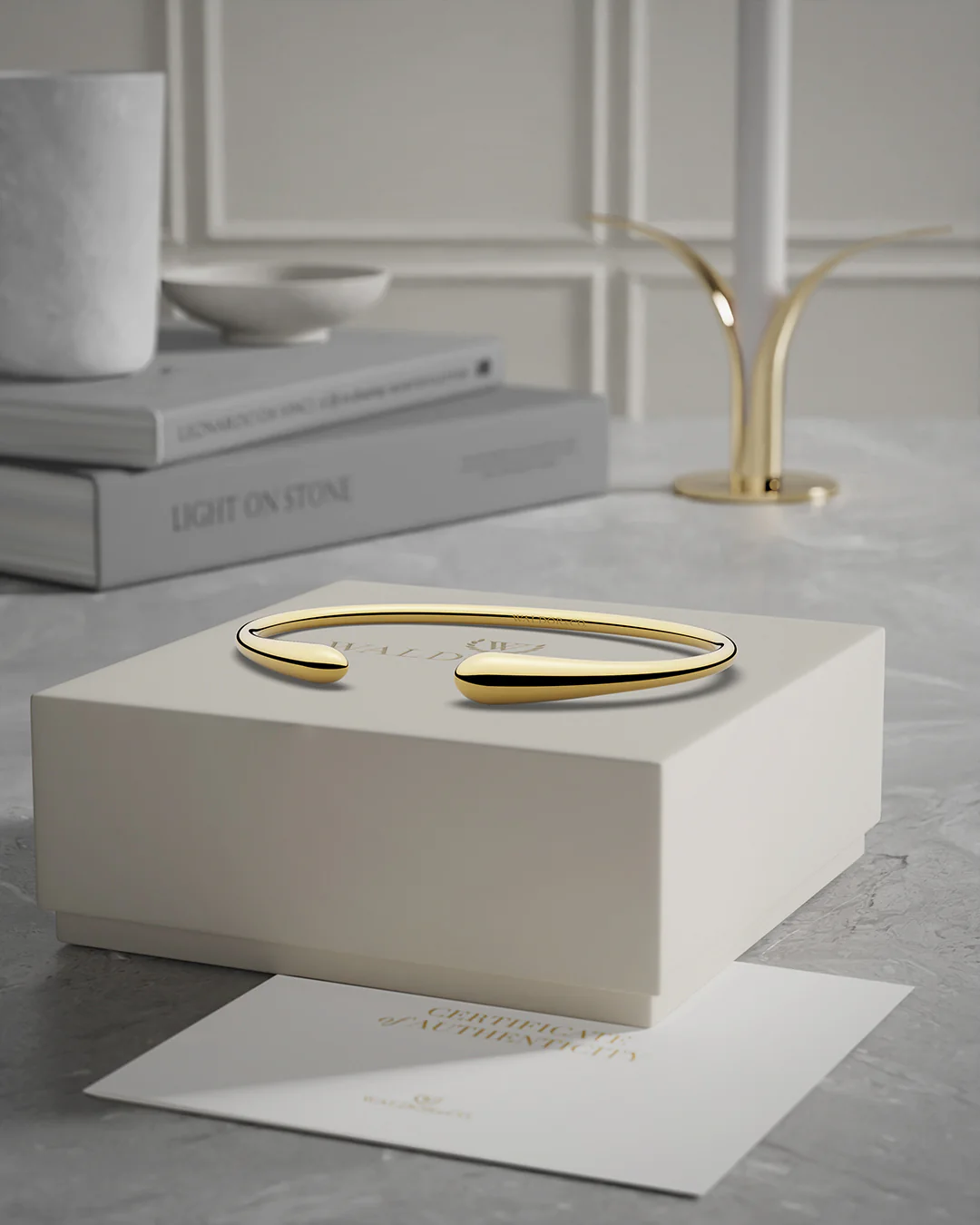 Tear Drop Bangle Polished - Image 3