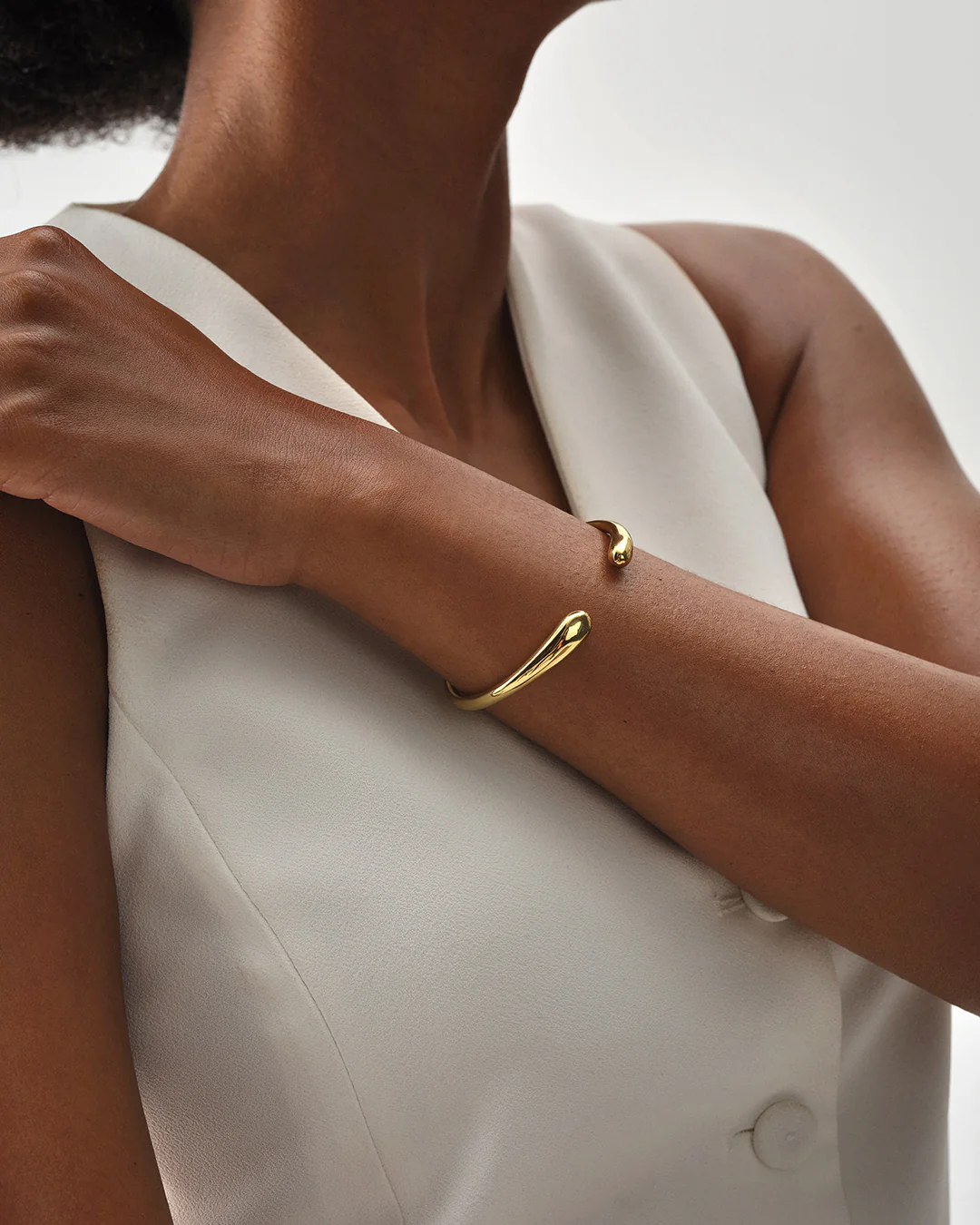 Tear Drop Bangle Polished - Image 5