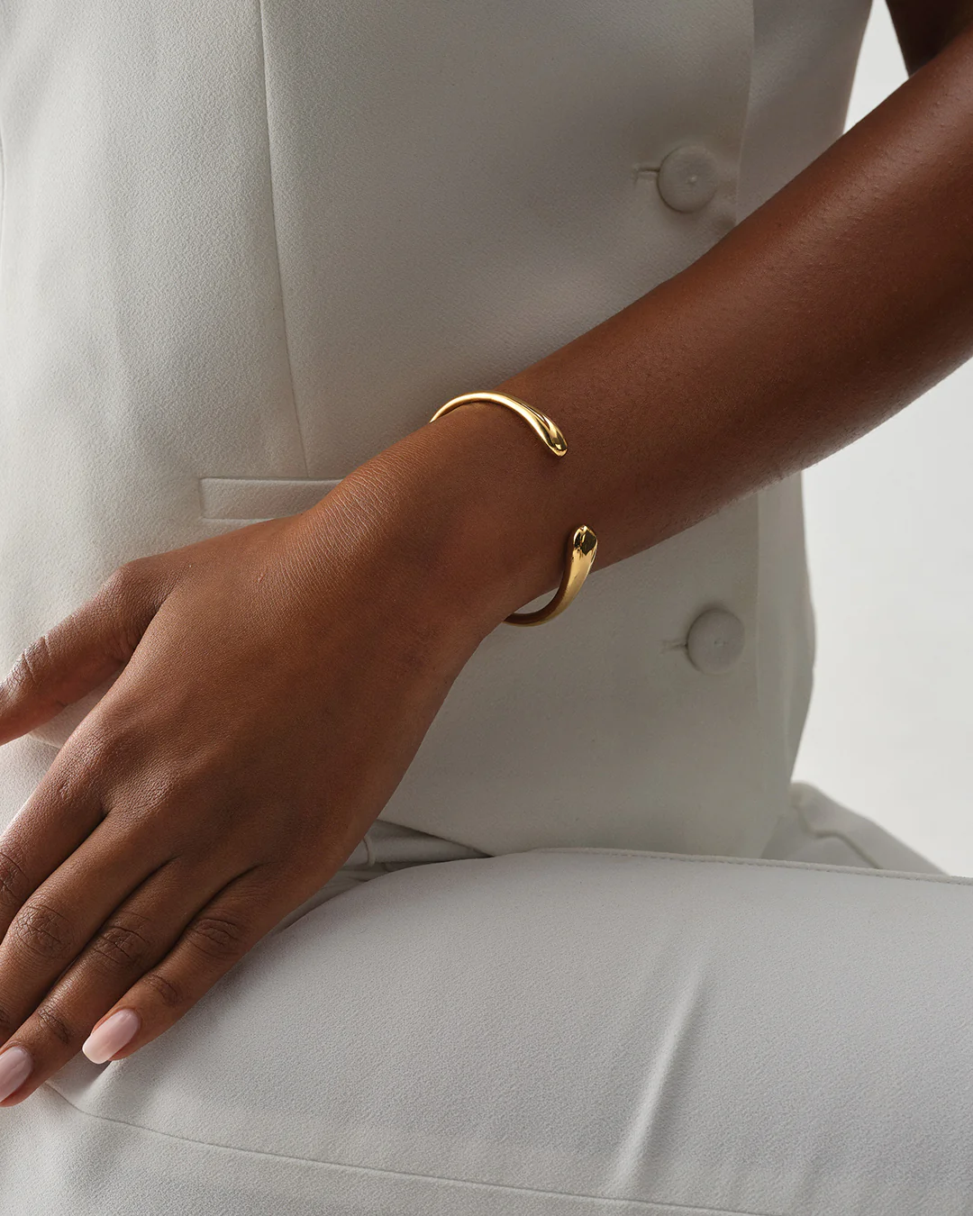 Tear Drop Bangle Polished - Image 6