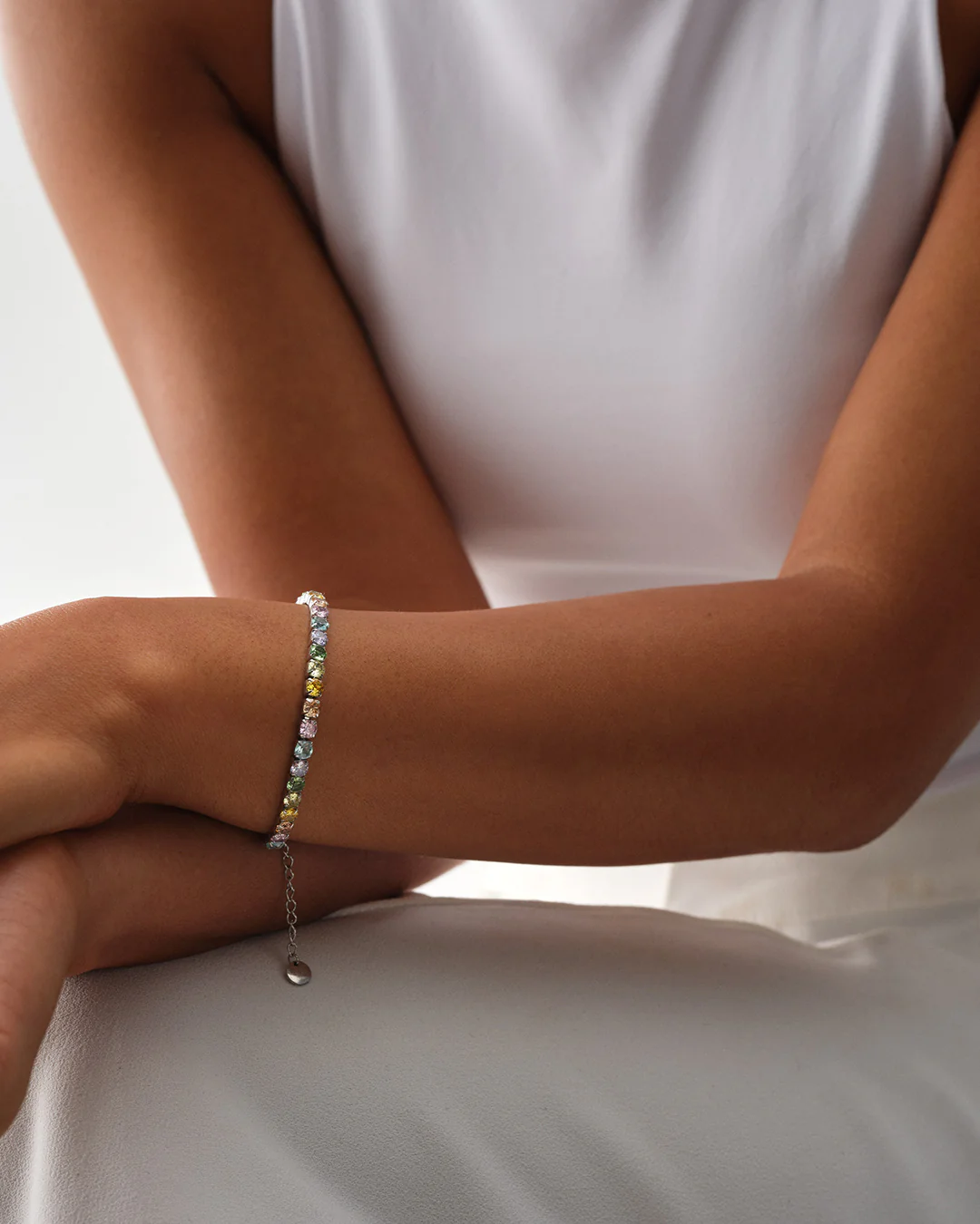 Tennis Rainbow Chain Polished - Image 6