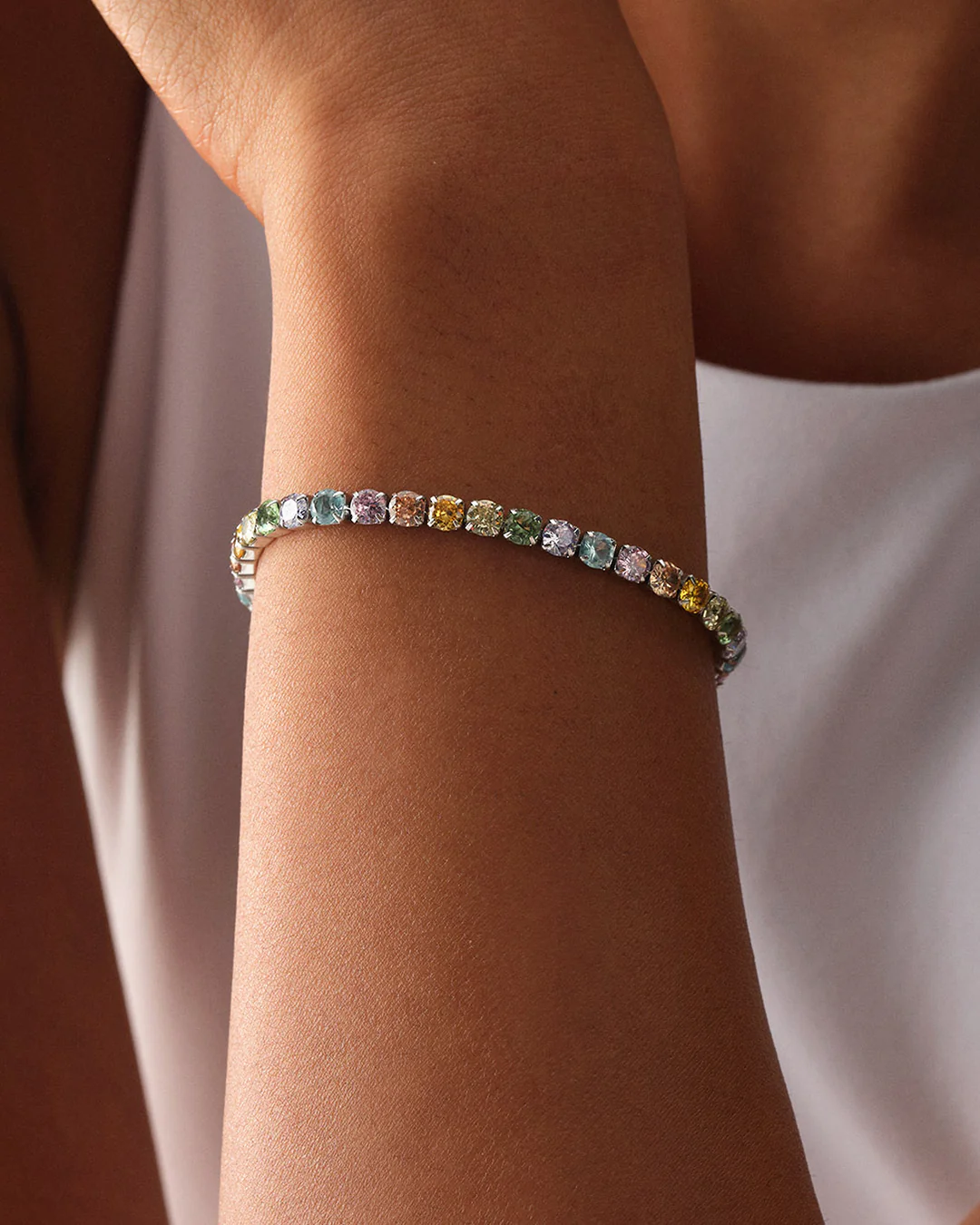 Tennis Rainbow Chain Polished - Image 7